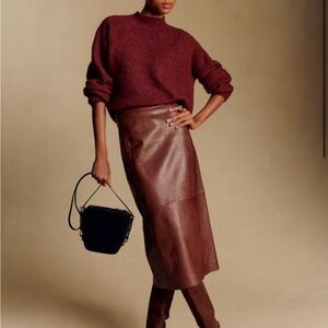 Sézane Otis Jumper in Burgundy